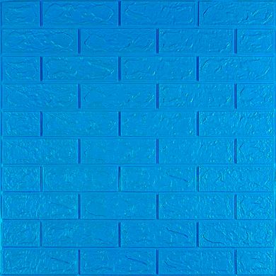 Самоклеюча 3D панель під синю цеглу 3080x700x3мм SW-00001756