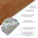 Самоклеящаяся виниловая плитка в рулоне коричневая 3000х600х2мм (SW-00001176)