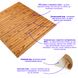 Самоклейка 3D панель бамбук дерево 700x700x8,5мм (72) (SW-00000097)
