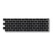 Самоклеющаяся полиуретановая плитка черный кирпич 305х305х1мм (D) SW-00001186