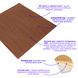 Самоклеюча 3D панель коричневі хвилі 700x700x7мм (366) (SW-00000849)
