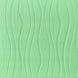 Самоклеюча 3D панель світло-зелені хвилі 600x600x6мм SW-00001327
