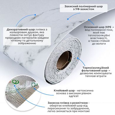 Підлогове вінілове покриття самоклеюче в рулоні 3000*600*1,5мм SW-00001822, Рулон, 3000х600мм