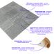 Самоклейка 3D панель камінь срібло 700x700x8мм (153) (SW-00000187)