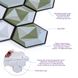 Декоративная ПВХ плитка на самоклейке соты 300х300х5мм, цена за 1 шт (SW-00000666)