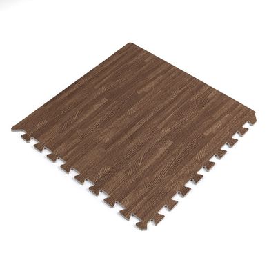 Підлога пазл - модульне підлогове покриття коричневе дерево (SW-00000204)