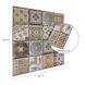 Декоративна ПВХ плитка на самоклейці квадрат 300х300х5мм, ціна за 1 шт (SW-00000671)