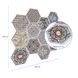 Декоративна ПВХ плитка на самоклейці квадрат 300х300х5мм, ціна за 1 шт (SW-00000673)