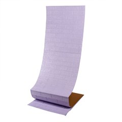 Самоклеющаяся 3D панель под светло-фиолетовый кирпич 19600х700х3мм SW-00001470