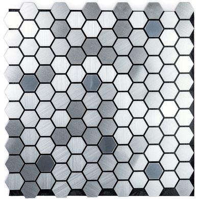 Самоклеющаяся алюминиевая плитка 300х300х3мм SW-00001928 (D), 3 мм