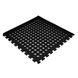 Підлога пазл - модульне підлогове покриття з отвірами чорне 625x625x10мм (SW-00000660)
