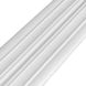 Плинтус РР самоклеющийся белый 2300*140*4мм (D) SW-00001808, 4 mm