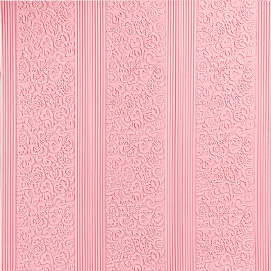 Самоклеящаяся 3D панель нежно-розовая 700х700х5мм (140) (SW-00001330)
