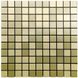 Самоклеющаяся алюминиевая плитка зеленое золото мозаика 300х300х3мм SW-00001168\