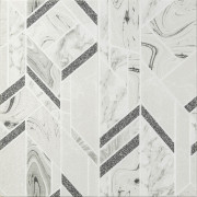 Панель стеновая 3D 680х690х3мм Абстракция серая SW-00001990