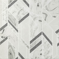 Панель стеновая 3D 680х680х4мм Абстракция серая SW-00001990