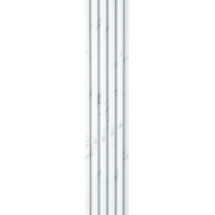 Рейка декоративна PS 2900х115х12мм Білий мармур SW-00002134