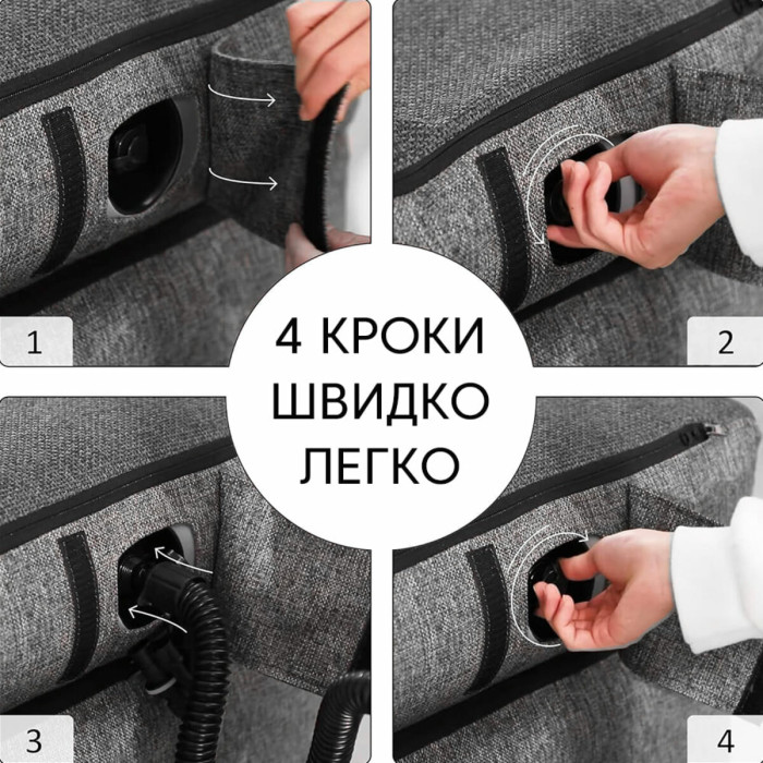 Надувне крісло Коричневе SW-00002291