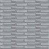 3D панель самоклеюча кладка 770х700х5мм Срібло (034) SW-00000217