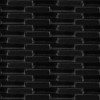 3D панель самоклеюча кладка 700х770х7мм Чорна (038) SW-00000303