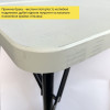 УЦЕНКА!Набор мебели складной (Стол и 4 стула), Белый (с сумкой) SW-00003450
